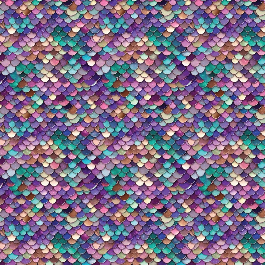 Mermaid Scales Pattern Acrylic Sheets - CMB Pattern Acrylic